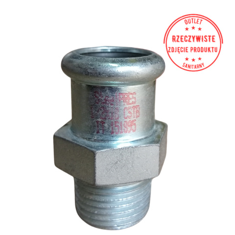 Złączka SteelPress Raccorderie Metalliche GZ 18x1/2'' Złączka SteelPress Raccorderie Metalliche GZ 18x1/2''