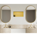 WALL-BOX NO RIM - Półka wnękowa bezramkowa GOLD 60x30x10 cm