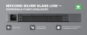 Klimakonwektor MYCOND SILVER GLASS LOW MC-SGL-800T2