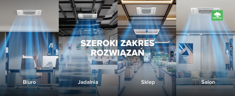Klimakonwektor kasetonowy 4-kierunkowy MYCOND MCFK-05T2 Klimakonwektor kasetonowy 4-kierunkowy MYCOND MCFK-05T2