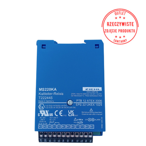 Przekaźnik termistorowy PTC typu MS220KA ZIEHL Przekaźnik termistorowy PTC typu MS220KA ZIEHL