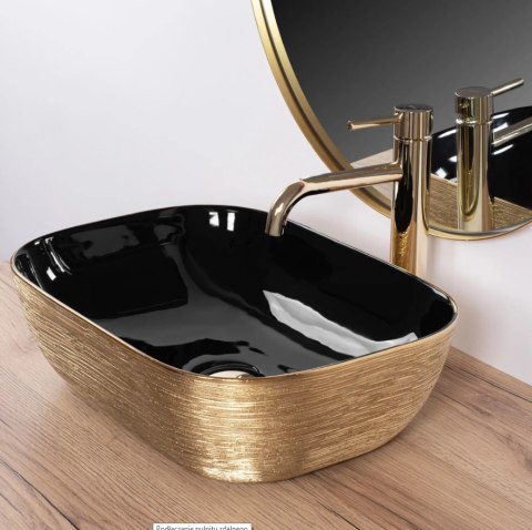 UMYWALKA BELINDA BRUSH GOLD/BLACK - NABLATOWA UMYWALKA BELINDA BRUSH GOLD/BLACK - NABLATOWA