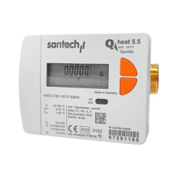 Ciepłomierz mieszkaniowy SANTECH Q heat 5.5 (qp = 2,5 m3/h)
