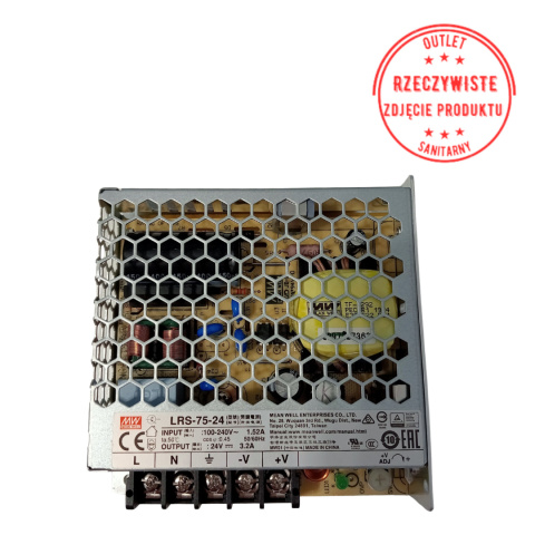 Zasilacz impulsowy LRS-75-24 (75W; 24V; 3,2A) MEAN WELL Zasilacz impulsowy LRS-75-24 (75W; 24V; 3,2A) MEAN WELL