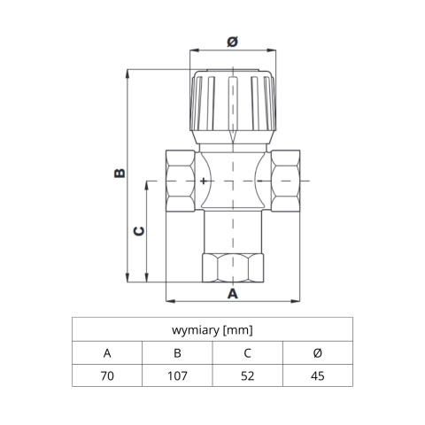Termostatyczny zawór mieszający 62C 3/4'' WATTS Termostatyczny zawór mieszający 62C 3/4'' WATTS
