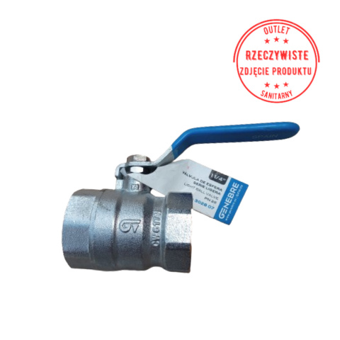 Zawór kulowy DN32 1 1/4" PN25 z rączką Zawór kulowy DN32 1 1/4" PN25 z rączką