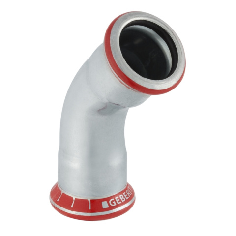 Kolano dwukielichowe Geberit Mapress C-Stahl d22 45° Kolano dwukielichowe Geberit Mapress C-Stahl d22 45°
