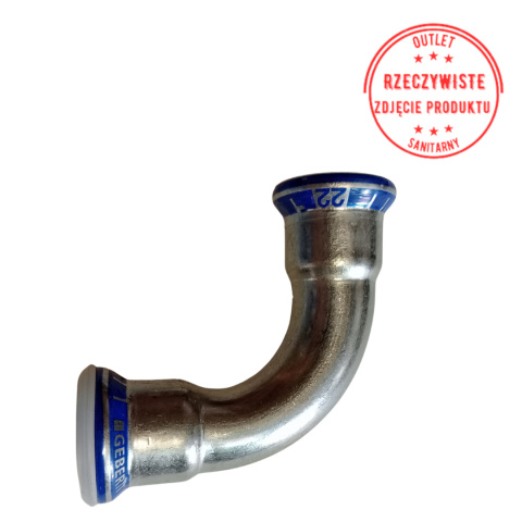 Kolano dwukielichowe Geberit Mapress Edelstahl d22 90° Kolano dwukielichowe Geberit Mapress Edelstahl d22 90°