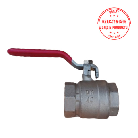 Zawór kulowy DN40 1 1/2'' PN30 z rączką Zawór kulowy DN40 1 1/2'' PN30 z rączką