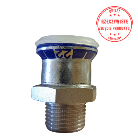 Złączka Geberit Mapress Edelstahl GZ 22x1/2'' Złączka Geberit Mapress Edelstahl GZ 22x1/2''