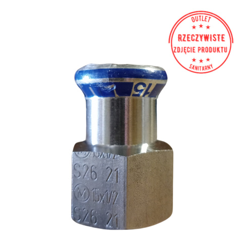 Złączka Geberit Mapress Edelstahl GW 15x1/2'' Złączka Geberit Mapress Edelstahl GW 15x1/2''